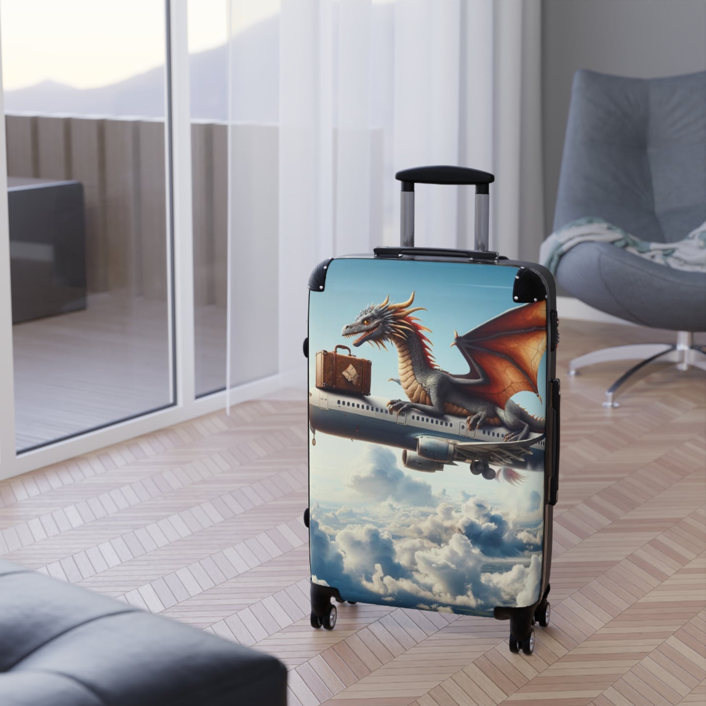 Dragon Airplane Suitcase