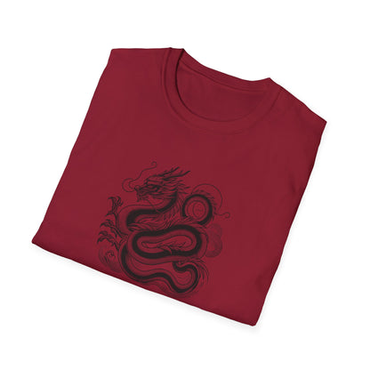 Monochrome Dragon Essence | Soft Style T-shirt