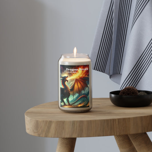 Dragon’s breath scented candle 13.75oz - comfort spice / home decor