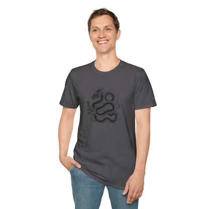 Monochrome Dragon Essence | Soft Style T-shirt