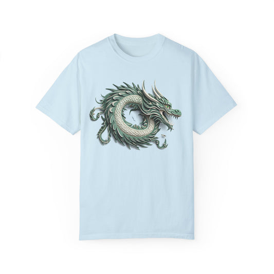 ’eternal serpent’ garment - dyed t - shirt
