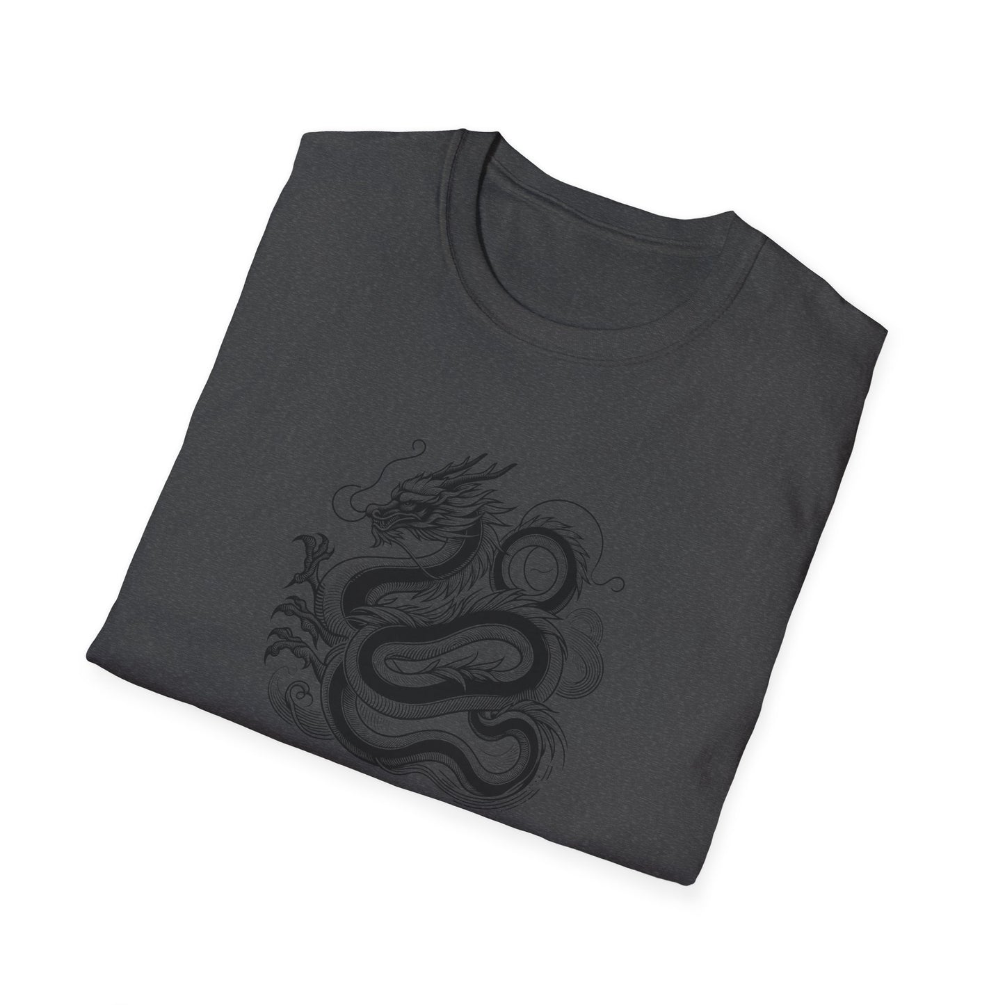 Monochrome Dragon Essence | Soft Style T-shirt