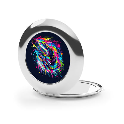 Rainbow Dragon Compact Travel Mirror