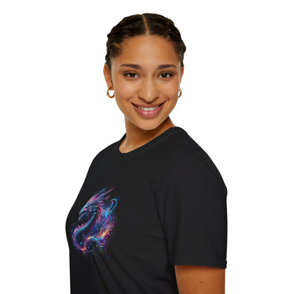 Astral dragon unisex t - shirt - cotton comfort & cosmic vibrance